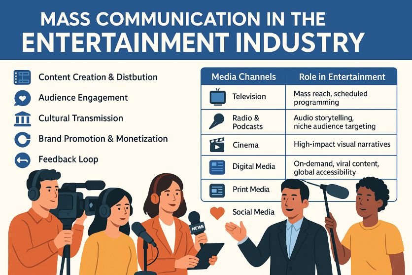 mass communication in the entertainment industry
