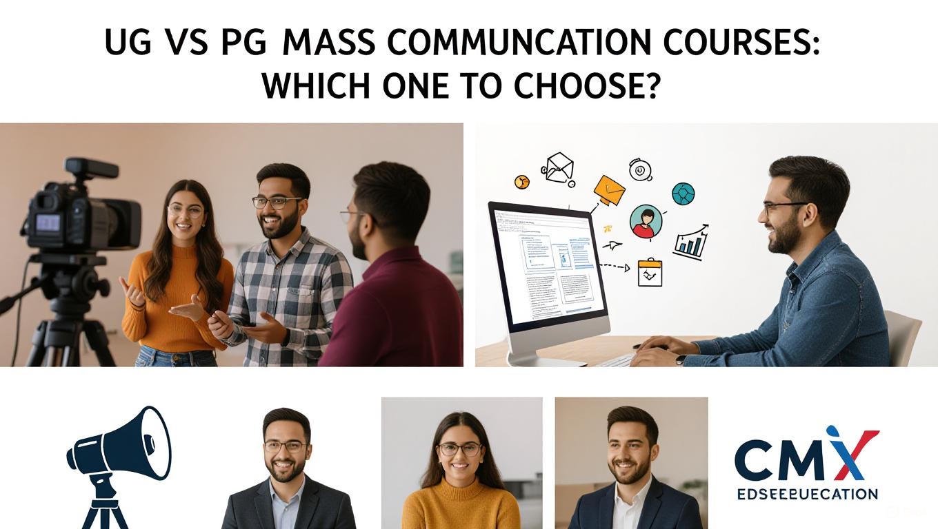 ug vs pg mass communication courses