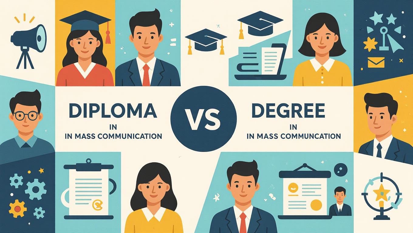 diploma vs degree in mass communication