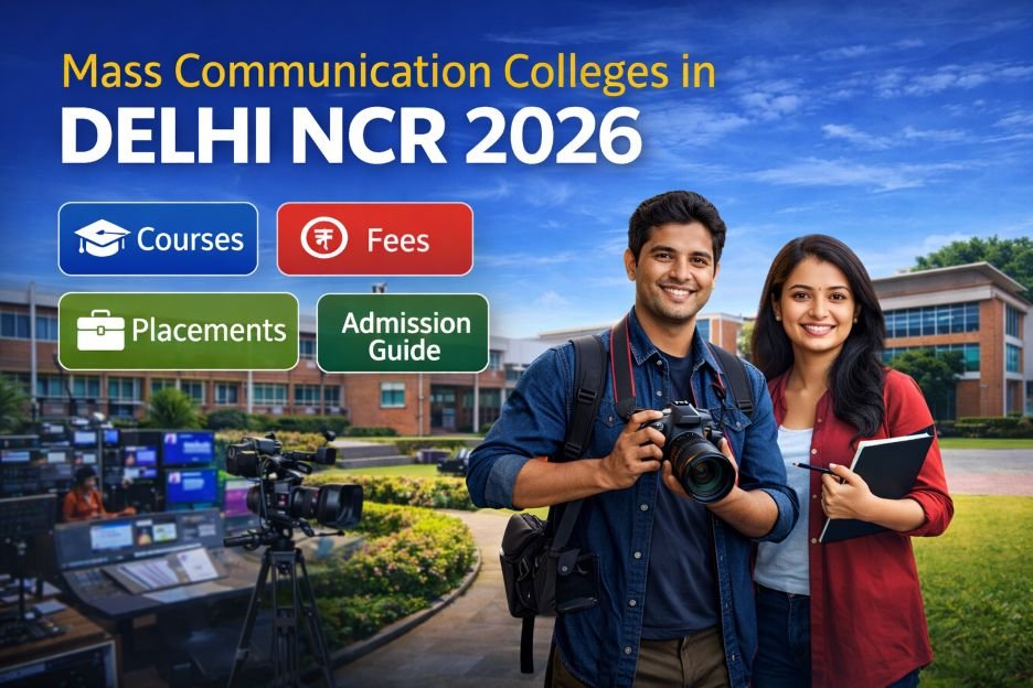 mass communication colleges in delhi ncr 2026